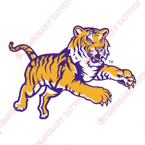 LSU Tigers Customize Temporary Tattoos Stickers NO.4914
